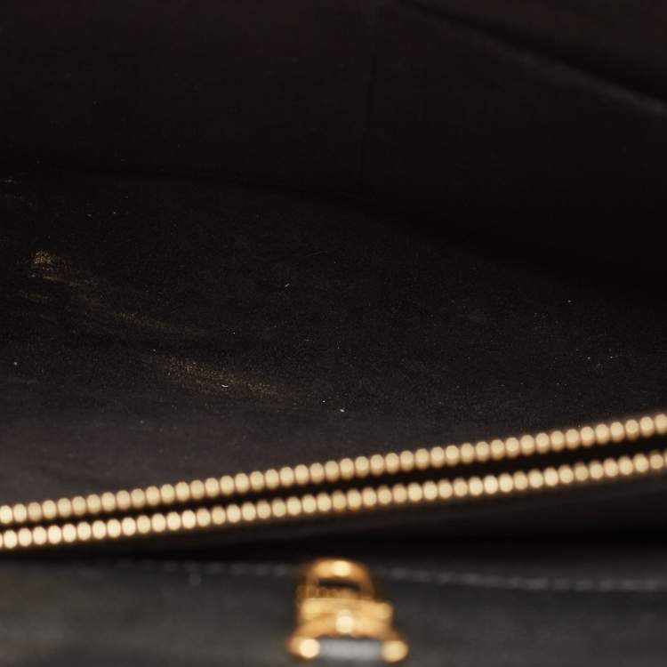 Pre Owned Louis Vuitton Black Monogram Canvas Venus Bag                   