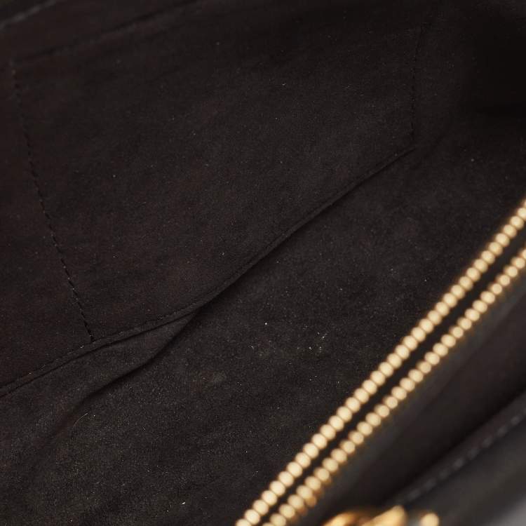 Pre Owned Louis Vuitton Black Monogram Canvas Venus Bag                   