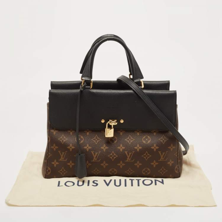 Pre Owned Louis Vuitton Black Monogram Canvas Venus Bag                   