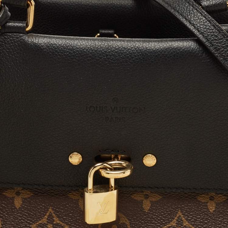 Pre Owned Louis Vuitton Black Monogram Canvas Venus Bag                   