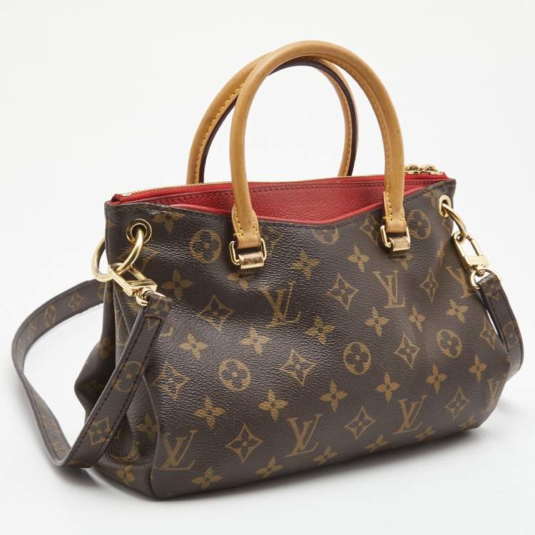 Pre Owned Louis Vuitton Cherry Monogram Canvas Pallas BB Bag