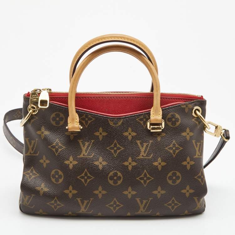 Pre Owned Louis Vuitton Cherry Monogram Canvas Pallas BB Bag