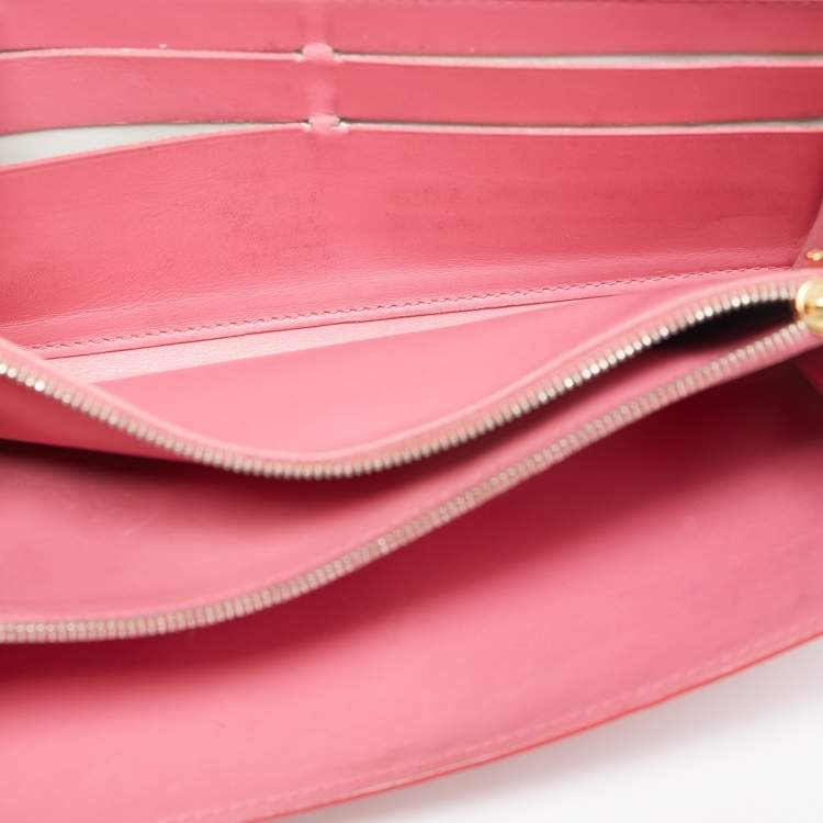 Louis Vuitton Pink Monogram Vernis Card Holder