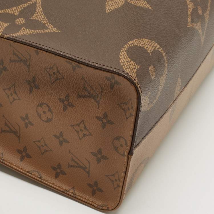 Pre Owned Louis Vuitton Reverse Monogram Canvas Giant Onthego MM Bag
