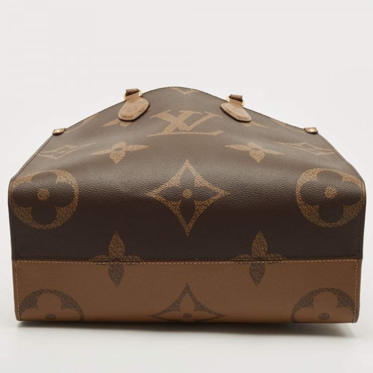 Pre Owned Louis Vuitton Reverse Monogram Canvas Giant Onthego MM Bag