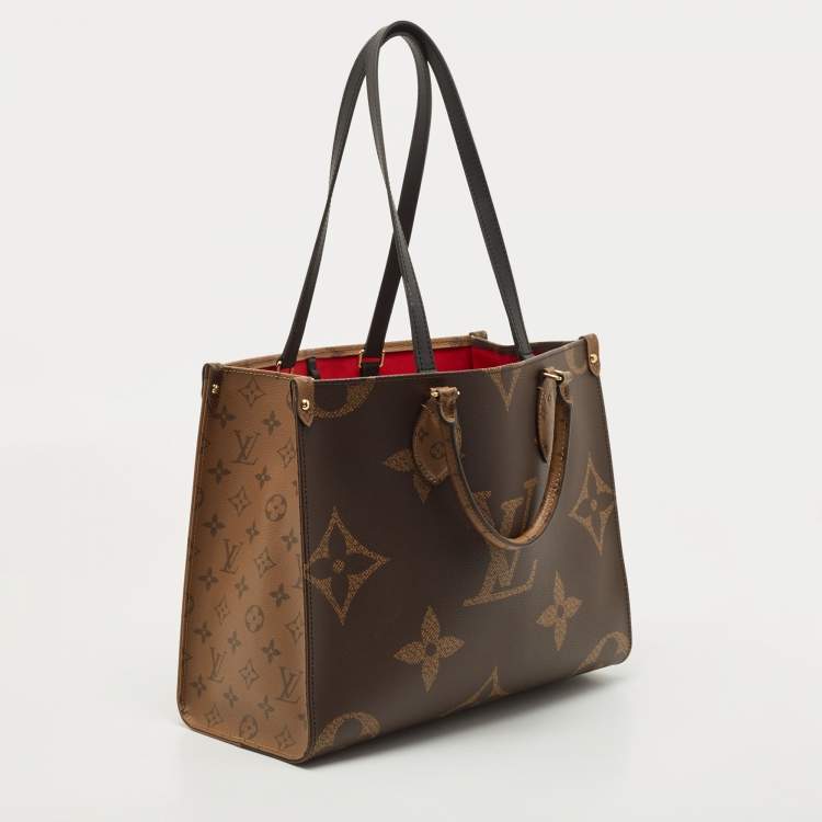 Pre Owned Louis Vuitton Reverse Monogram Canvas Giant Onthego MM Bag