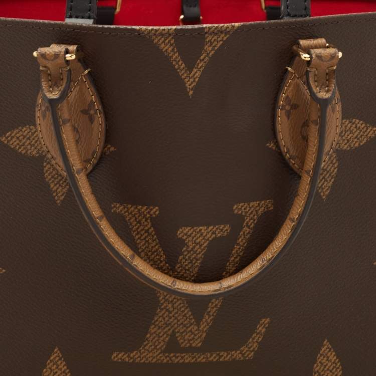 Pre Owned Louis Vuitton Reverse Monogram Canvas Giant Onthego MM Bag
