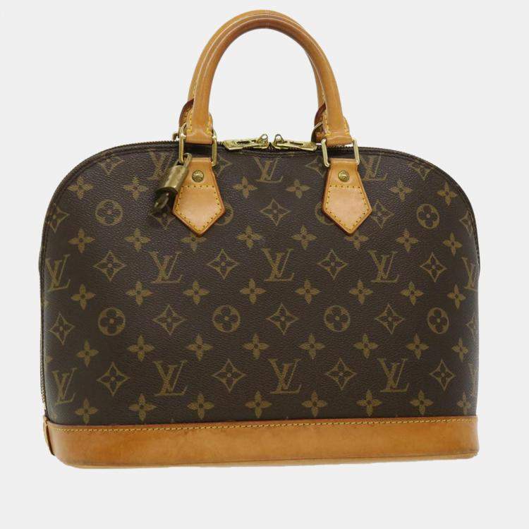 Pre Owned Louis Vuitton Monogram Alma Hand Bag M51130 LV Auth 30220