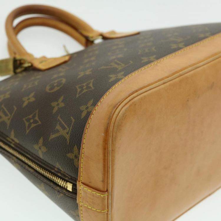Pre Owned Louis Vuitton Monogram Alma Hand Bag M51130 LV Auth 30220