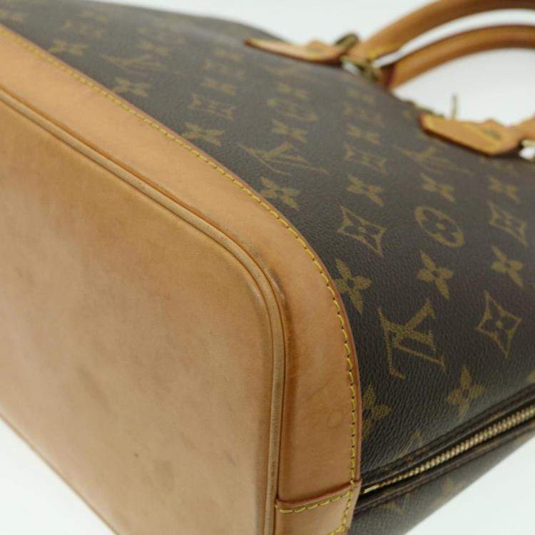 Pre Owned Louis Vuitton Monogram Alma Hand Bag M51130 LV Auth 30220