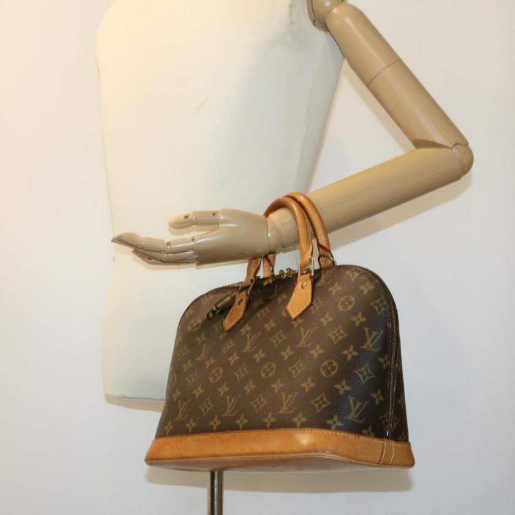 Pre Owned Louis Vuitton Monogram Alma Hand Bag M51130 LV Auth 30220