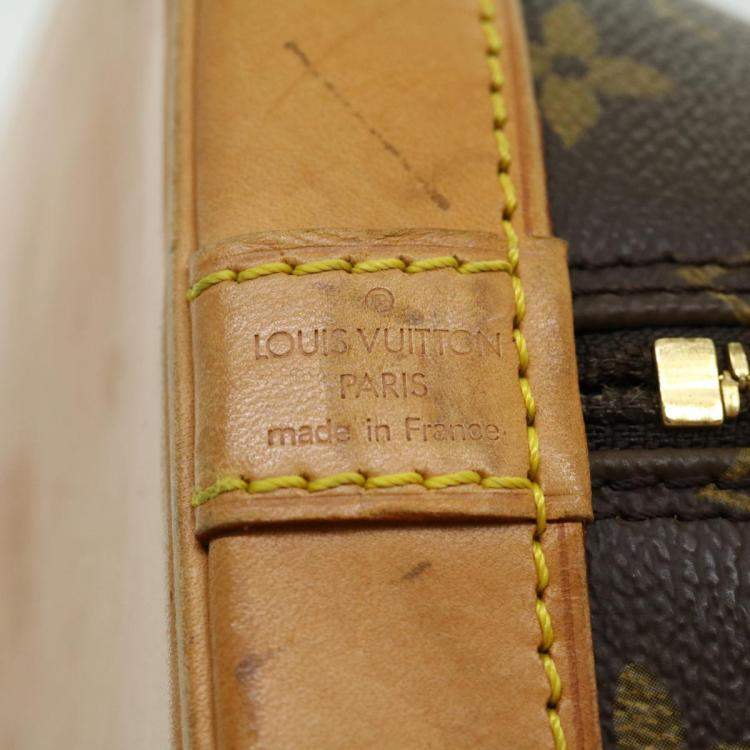 Pre Owned Louis Vuitton Monogram Alma Hand Bag M51130 LV Auth 30220
