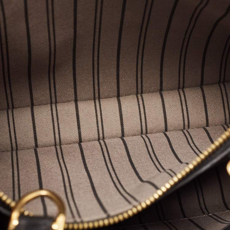 Pre Owned Louis Vuitton Black Monogram Empreinte Leather Montaigne BB Bag