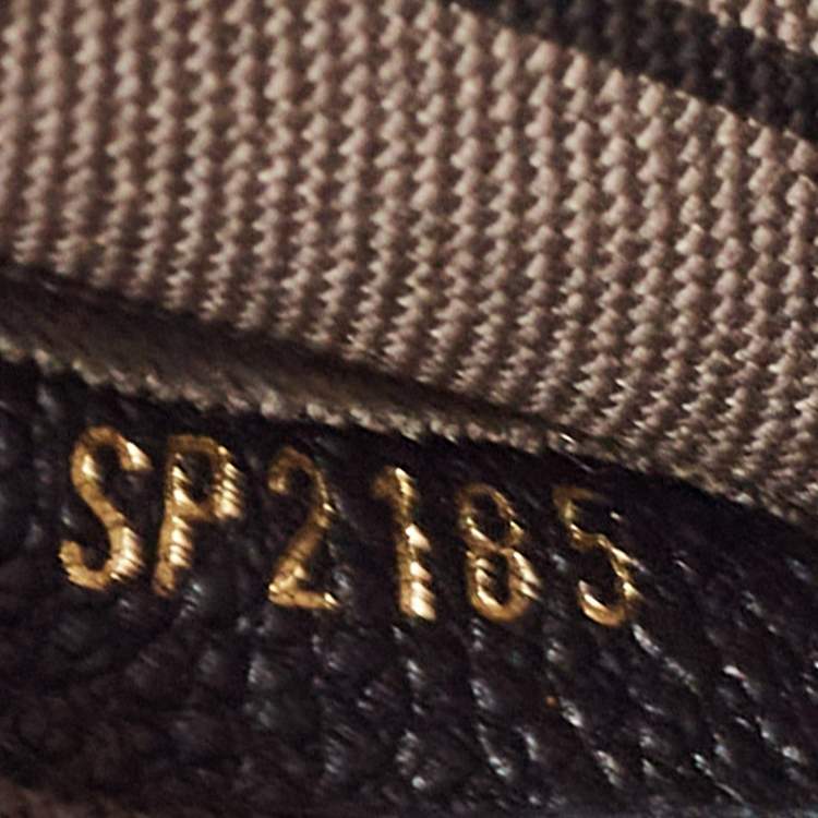 Pre Owned Louis Vuitton Black Monogram Empreinte Leather Montaigne BB Bag