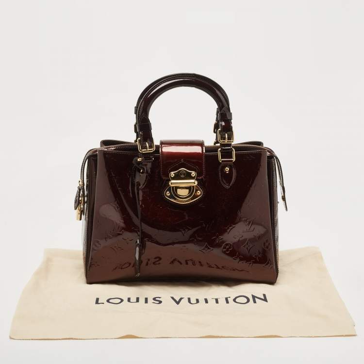 مملوكة مسبقًا Louis Vuitton Amarante Monogram Vernis Melrose Avenue Bag