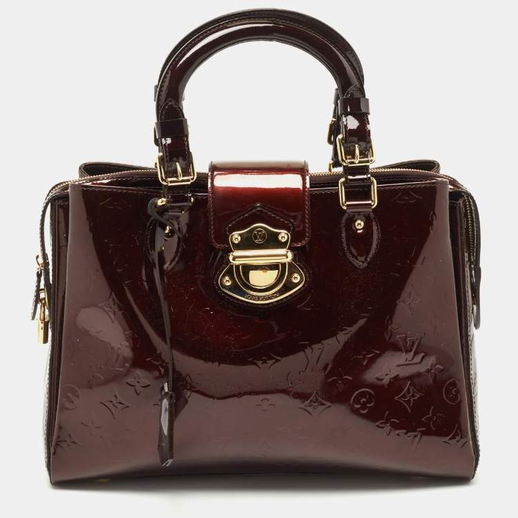 مملوكة مسبقًا Louis Vuitton Amarante Monogram Vernis Melrose Avenue Bag