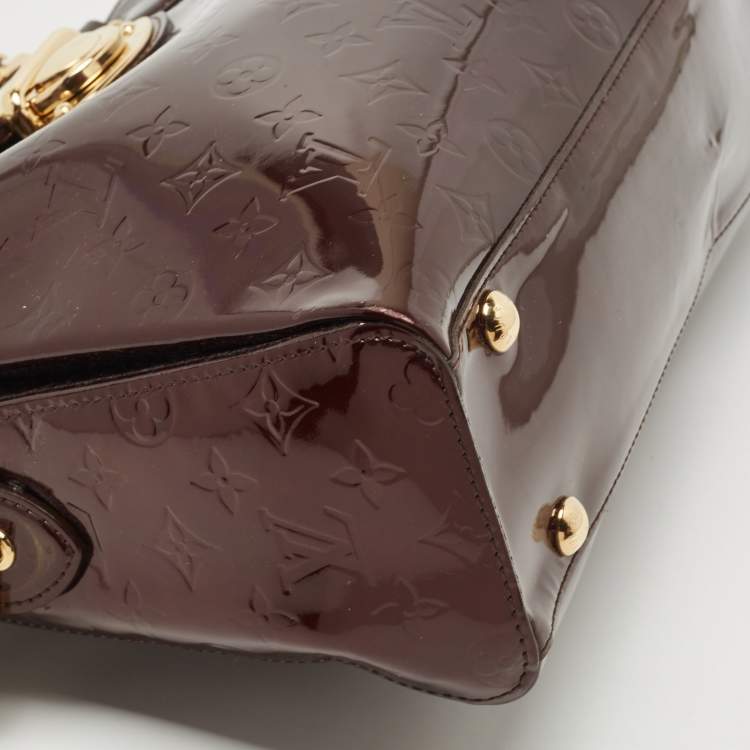 مملوكة مسبقًا Louis Vuitton Amarante Monogram Vernis Melrose Avenue Bag