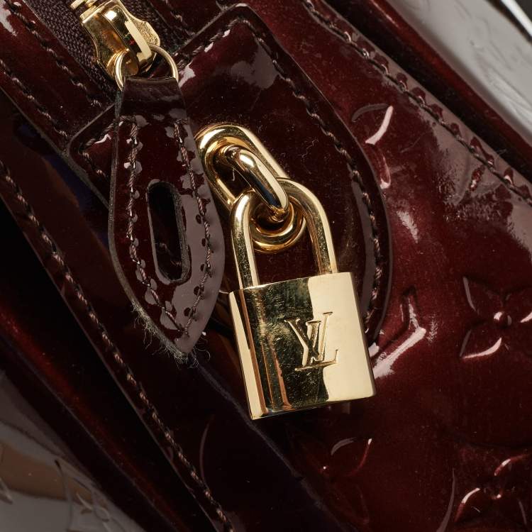 مملوكة مسبقًا Louis Vuitton Amarante Monogram Vernis Melrose Avenue Bag