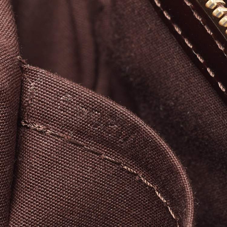 مملوكة مسبقًا Louis Vuitton Amarante Monogram Vernis Melrose Avenue Bag