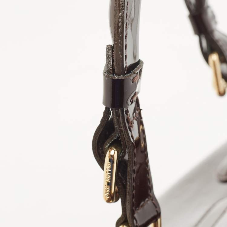 مملوكة مسبقًا Louis Vuitton Amarante Monogram Vernis Melrose Avenue Bag
