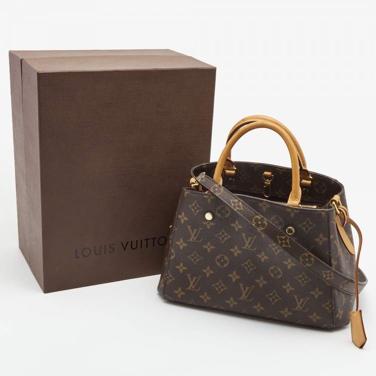 Pre Owned Louis Vuitton Monogram Canvas Montaigne BB Bag