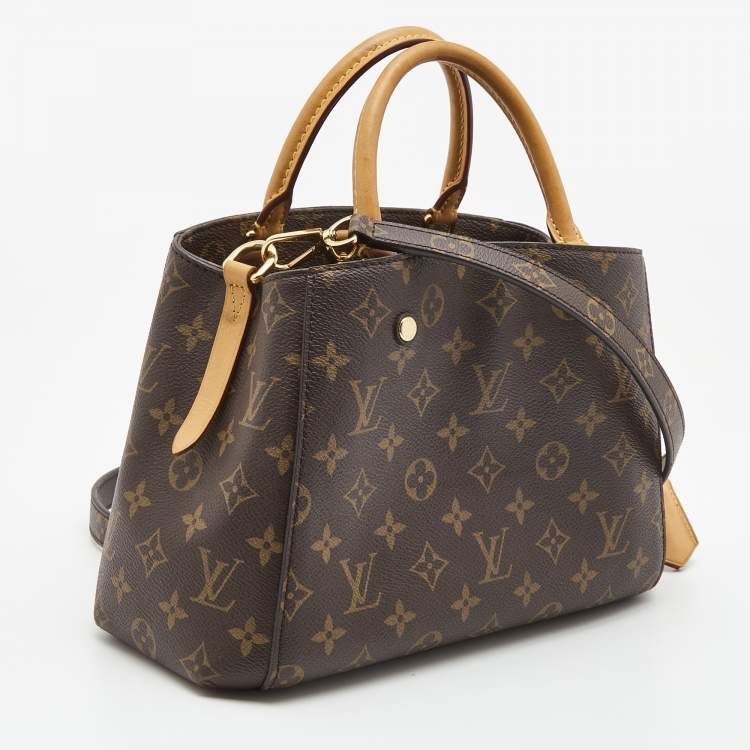 Pre Owned Louis Vuitton Monogram Canvas Montaigne BB Bag