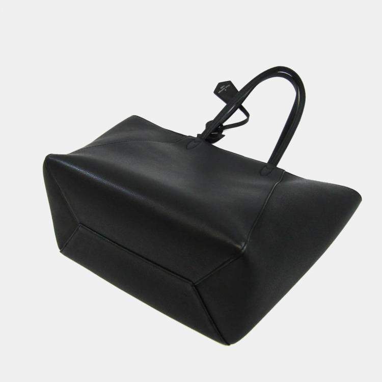 Louis Vuitton Black Leather Lockme Cabas Top Handle Bag Louis
