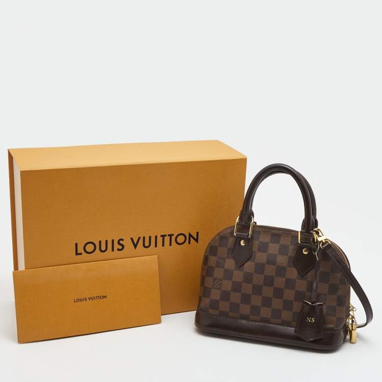 مملوكة مسبقًا Louis Vuitton Damier Ebene Canvas Alma BB Bag