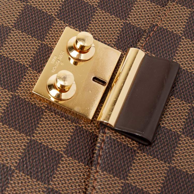 Pre Owned Louis Vuitton Damier Ebene Canvas Croisette Bag