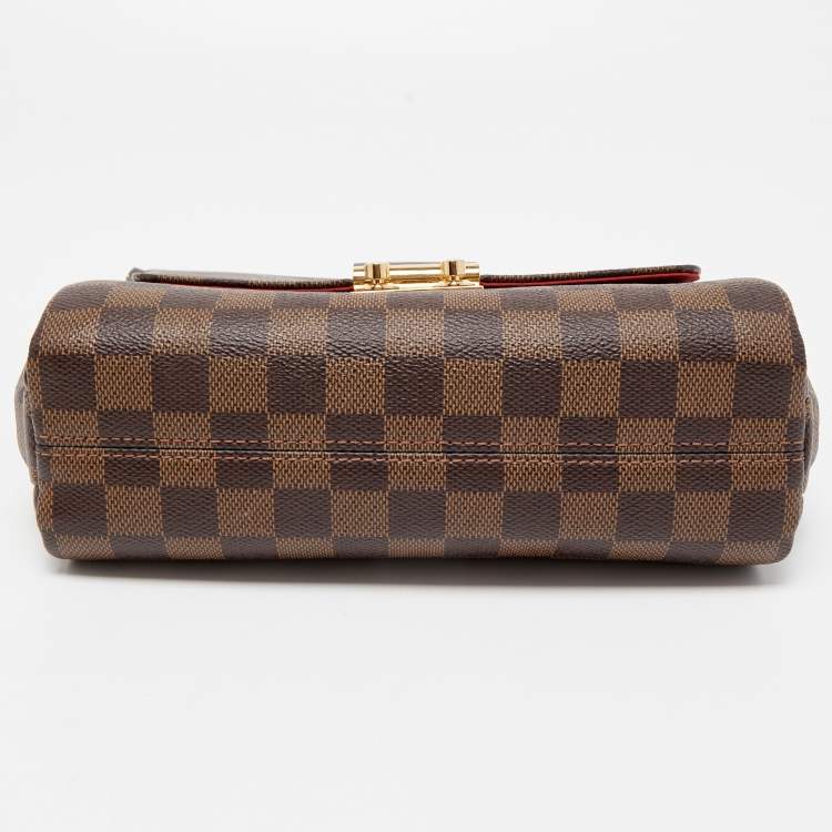 Pre Owned Louis Vuitton Damier Ebene Canvas Croisette Bag