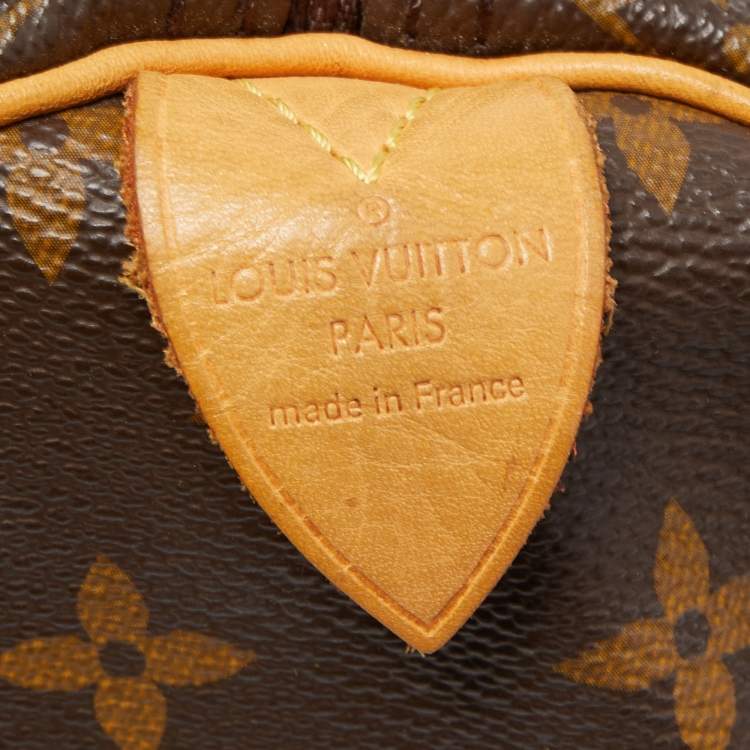 Pre Owned Louis Vuitton Monogram Canvas Speedy 40 Bag