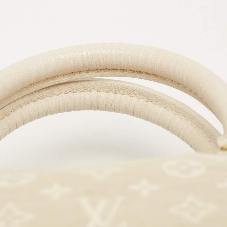 Pre Owned Louis Vuitton Dune Monogram Mini Lin Canvas Speedy 30 Bag