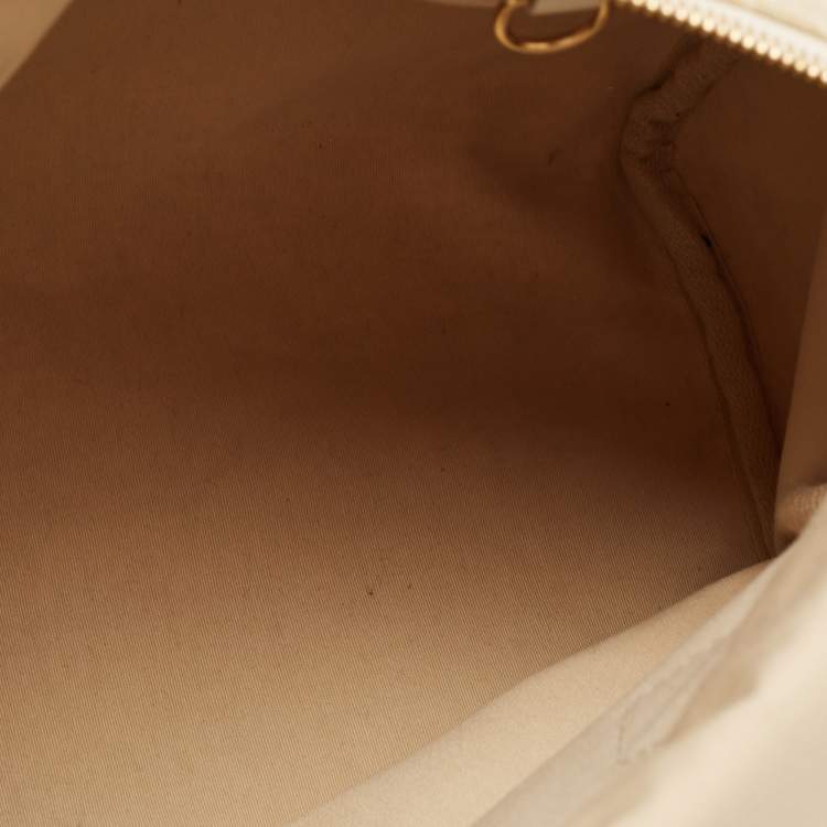 Pre Owned Louis Vuitton Dune Monogram Mini Lin Canvas Speedy 30 Bag