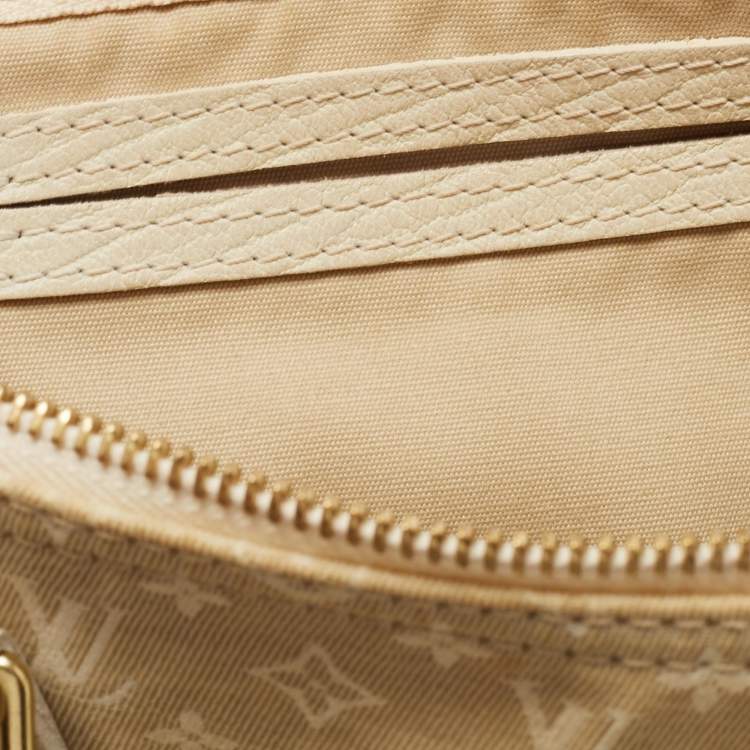 Pre Owned Louis Vuitton Dune Monogram Mini Lin Canvas Speedy 30 Bag
