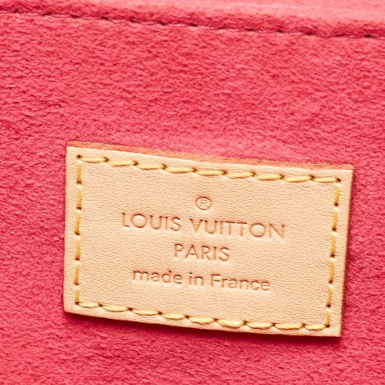 Pre Owned Louis Vuitton Monogram Canvas Patches Pochette Metis Bag