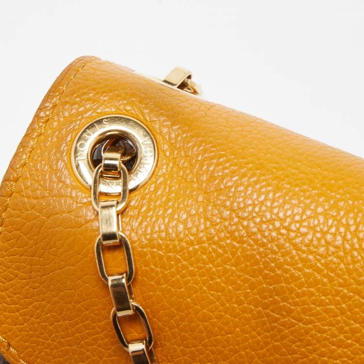 Pre Owned Louis Vuitton Safran Monogram Canvas Pallas Chain Bag