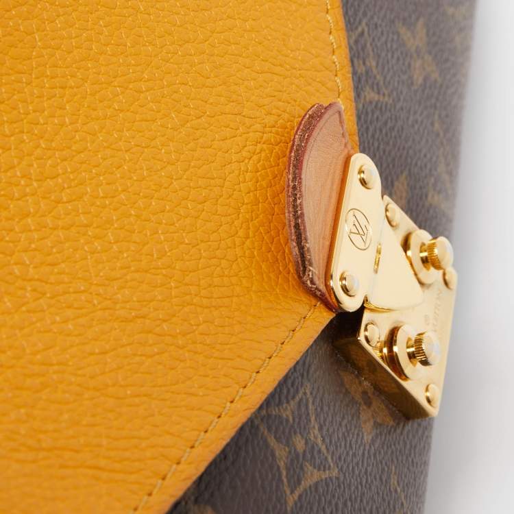 Pre Owned Louis Vuitton Safran Monogram Canvas Pallas Chain Bag
