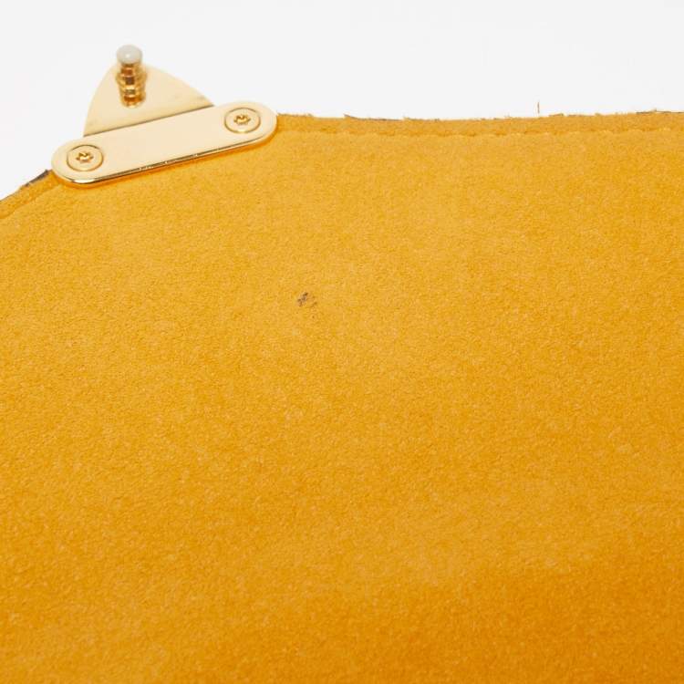 Pre Owned Louis Vuitton Safran Monogram Canvas Pallas Chain Bag