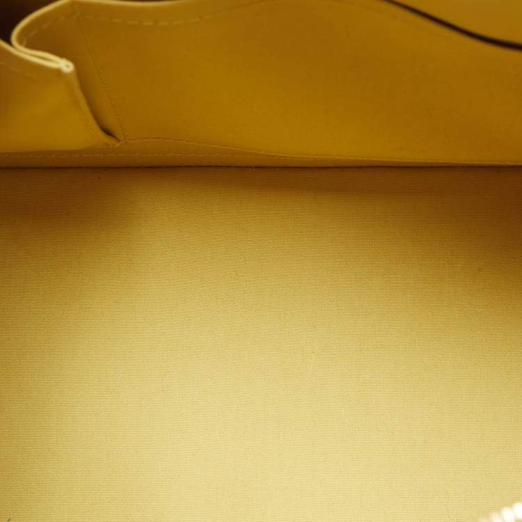 Pre Owned Louis Vuitton Vert Impression Monogram Vernis Alma PM Bag
