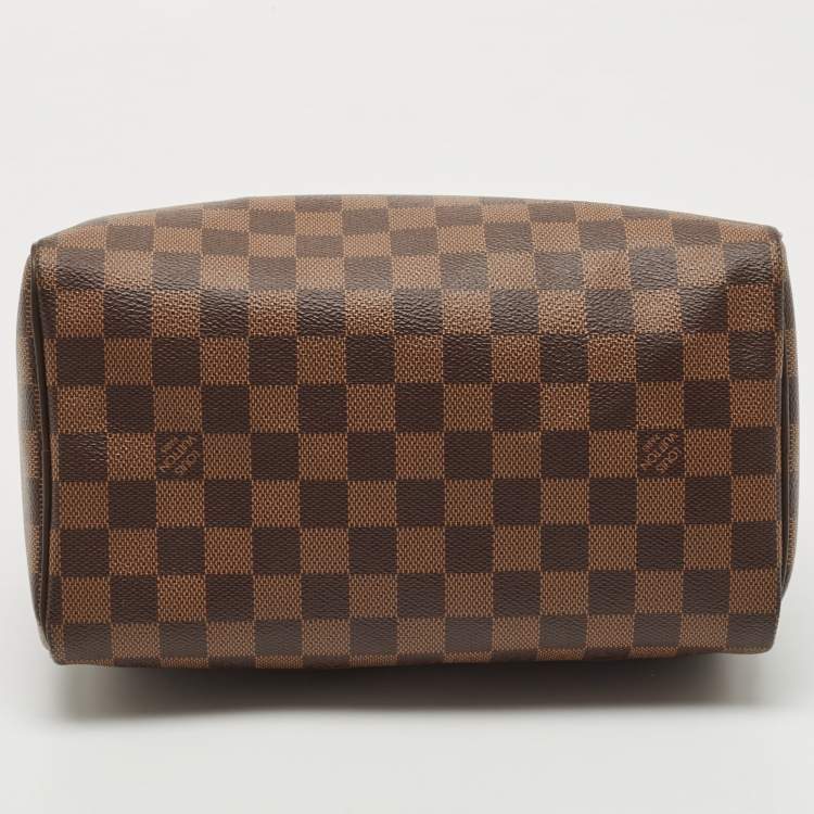 Pre Owned Louis Vuitton Damier Ebene Canvas Speedy 25 Bag