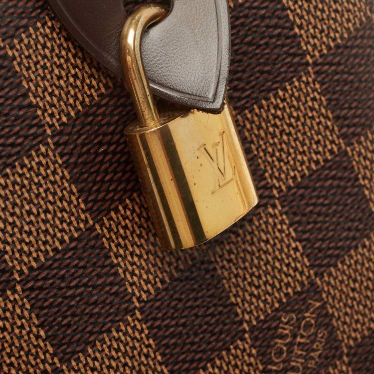 Pre Owned Louis Vuitton Damier Ebene Canvas Speedy 25 Bag