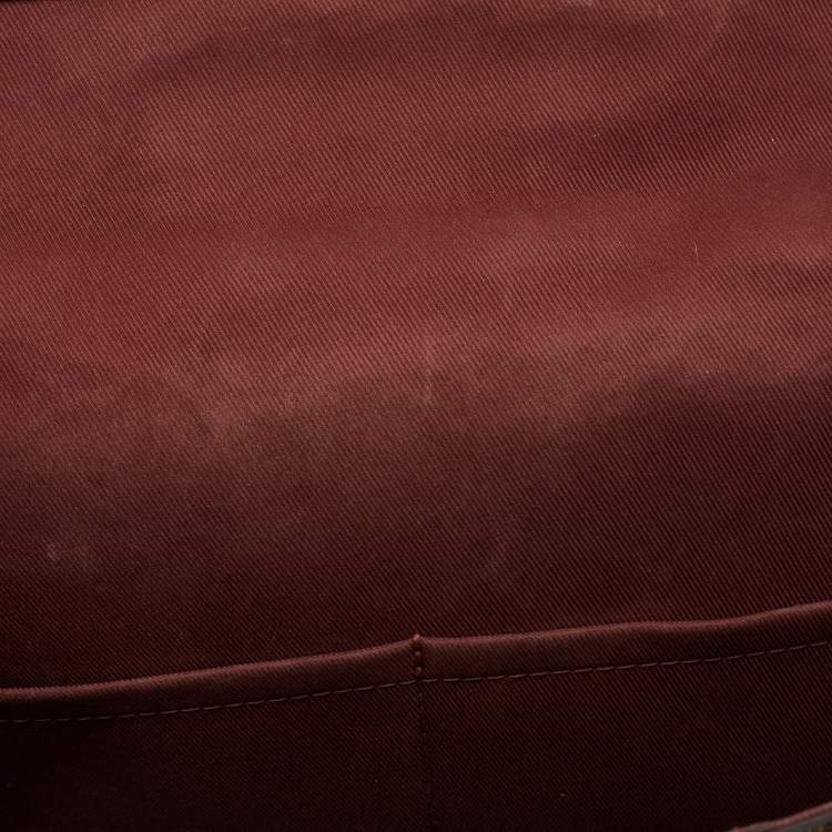 Pre Owned Louis Vuitton Bordeaux Damier Ebene Bond Street Bag            