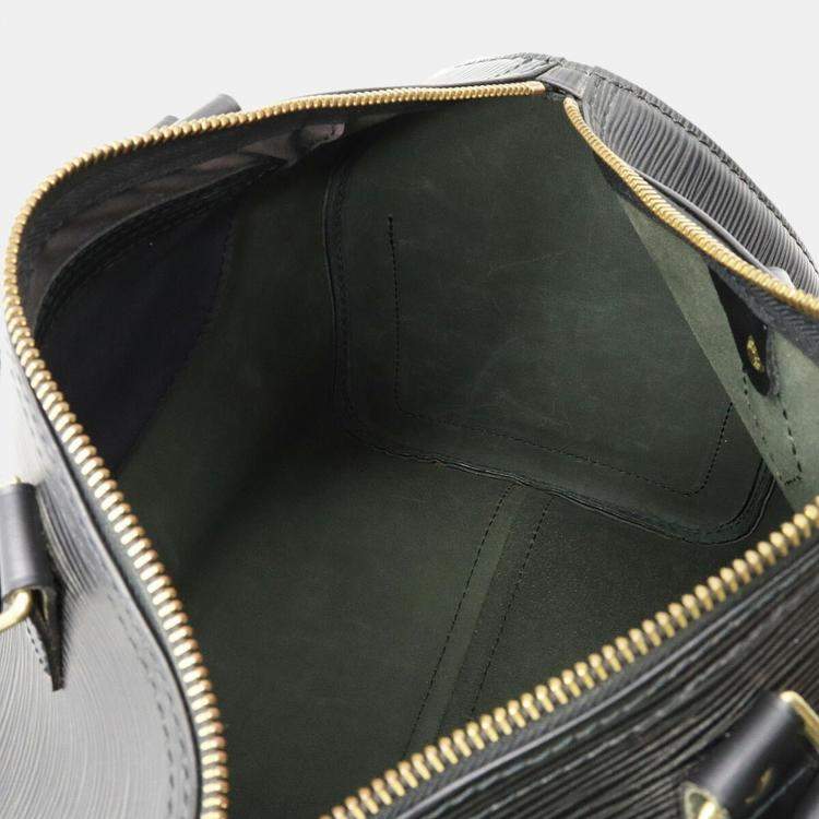 Pre Owned Louis Vuitton Black Epi Leather Speedy 30 Top Handle Bag