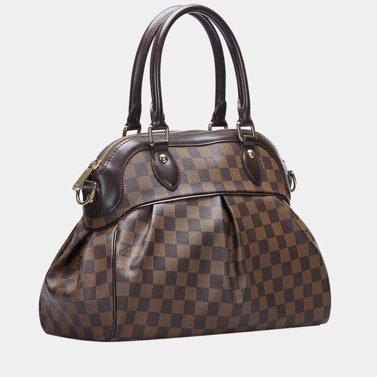 Pre Owned Louis Vuitton Brown Damier Ebene Trevi PM