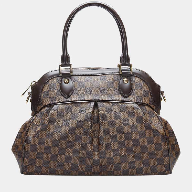 Pre Owned Louis Vuitton Brown Damier Ebene Trevi PM