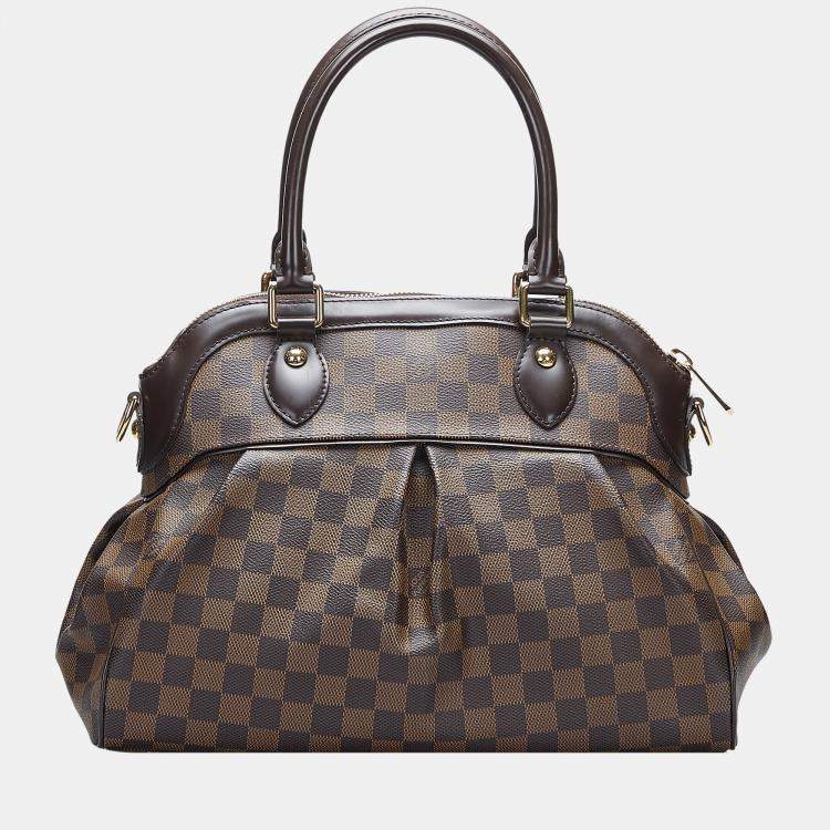 Pre Owned Louis Vuitton Brown Damier Ebene Trevi PM
