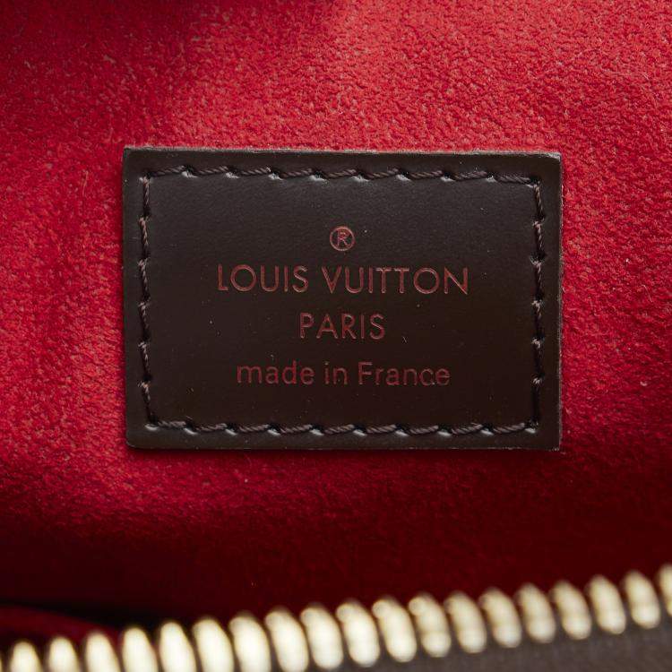 Pre Owned Louis Vuitton Brown Damier Ebene Trevi PM