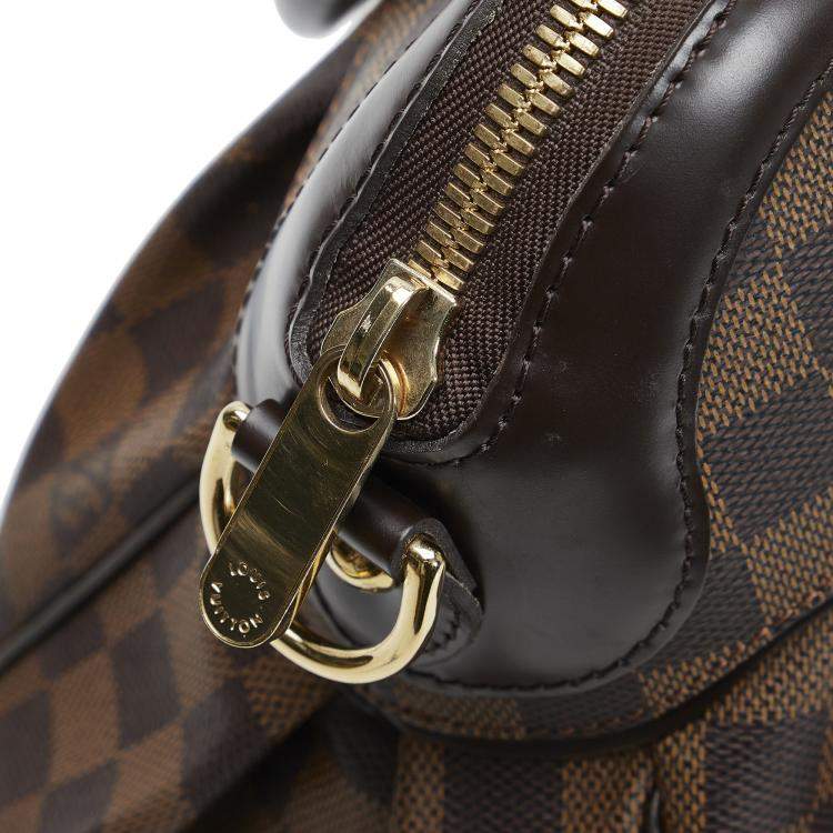 Pre Owned Louis Vuitton Brown Damier Ebene Trevi PM