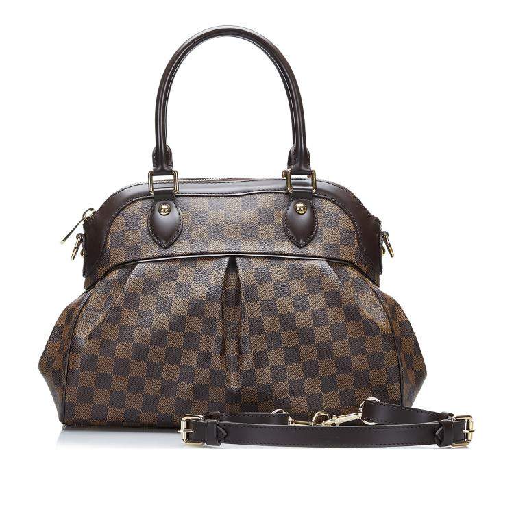 Pre Owned Louis Vuitton Brown Damier Ebene Trevi PM