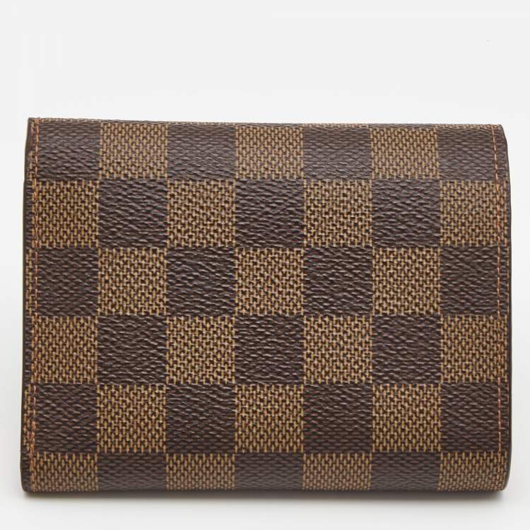 Pre Owned Louis Vuitton Red Monogram Canvas Victorine Wallet 